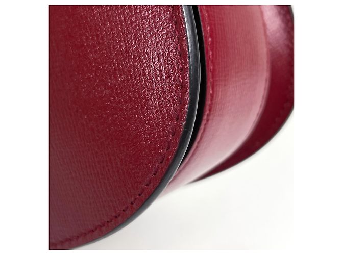 Borsa a tracolla media Gucci Horsebit 1955 Rosso - vista 3