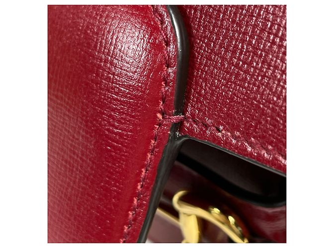Borsa a tracolla media Gucci Horsebit 1955 Rosso - vista 4
