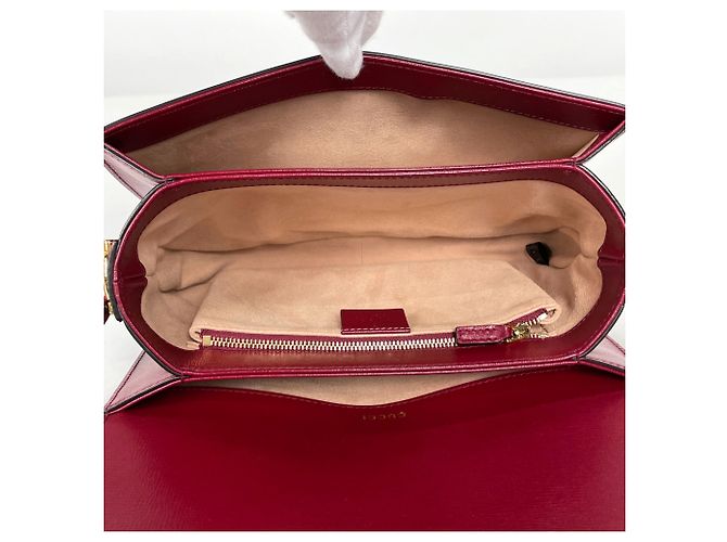 Borsa a tracolla media Gucci Horsebit 1955 Rosso - vista 7