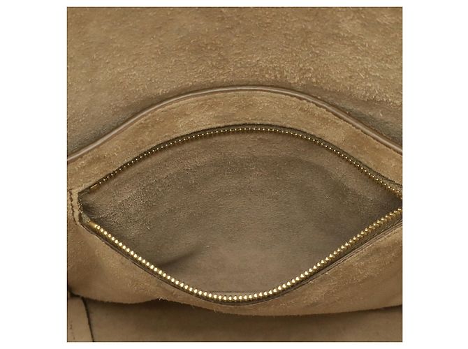 Céline Celine Sangle Bucket Small Schultertasche Grau - Ansicht 9