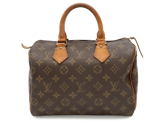 Louis Vuitton Monogram Speedy 25 Handtasche M41528 Braun Monogramm - Ansicht 2