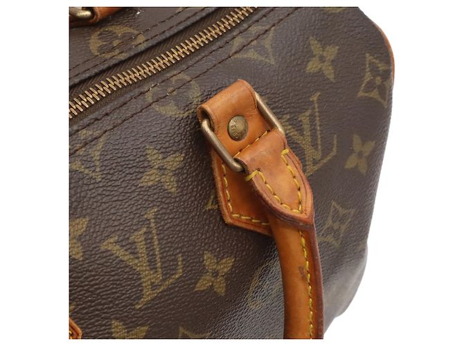 Louis Vuitton Monogram Speedy 25 Handtasche M41528 Braun Monogramm - Ansicht 9