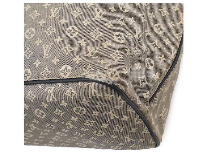 Borsa Tote Louis Vuitton Monogram Idylle Neverfull MM Nero Blu navy - vista 4