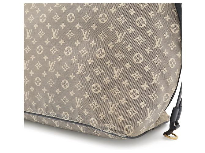 Borsa Tote Louis Vuitton Monogram Idylle Neverfull MM Nero Blu navy - vista 9
