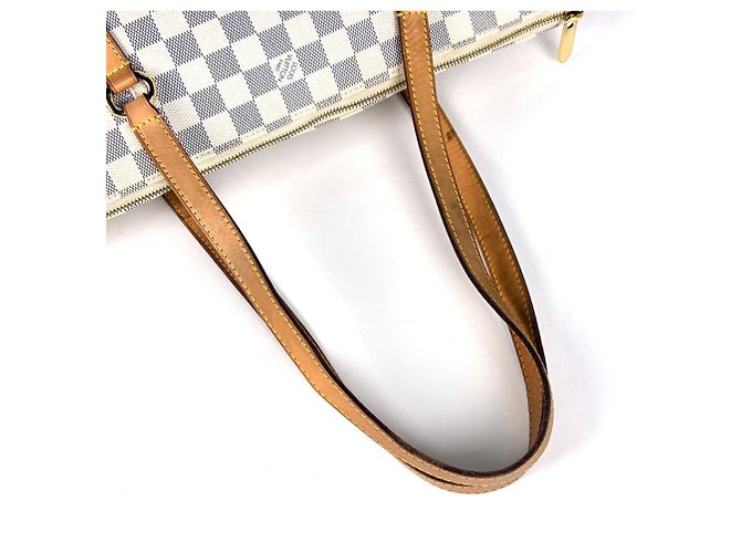 Borsa Tote Louis Vuitton Totally MM Bianco - vista 7
