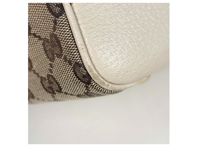 Borsa Tote Gucci Princy Bianco Beige - vista 3