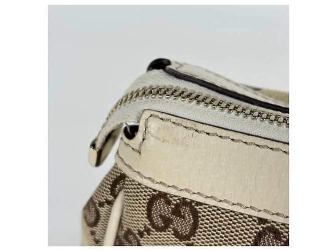 Borsa Tote Gucci Princy Bianco Beige - vista 5
