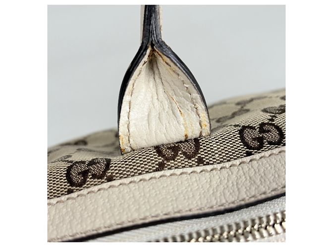 Borsa Tote Gucci Princy Bianco Beige - vista 6