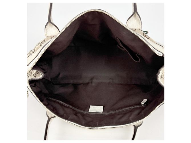Borsa Tote Gucci Princy Bianco Beige - vista 8
