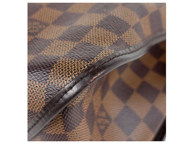 Borsa a tracolla Louis Vuitton Duomo in tela Damier Marrone - vista 3