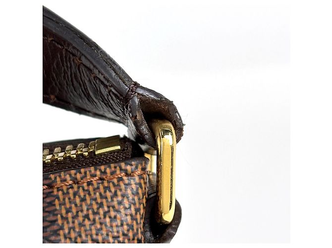 Borsa a tracolla Louis Vuitton Duomo in tela Damier Marrone - vista 5