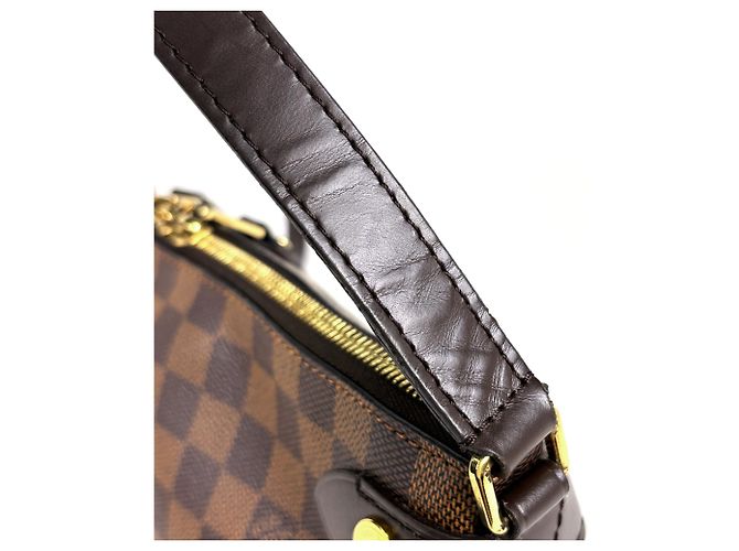 Borsa a tracolla Louis Vuitton Duomo in tela Damier Marrone - vista 6