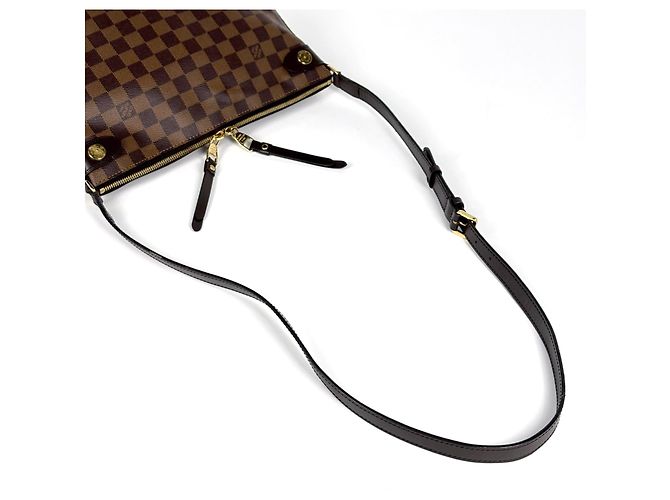 Borsa a tracolla Louis Vuitton Duomo in tela Damier Marrone - vista 7