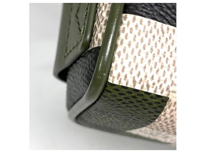Borsa a tracolla portafoglio Louis Vuitton LV Trail Marrone Verde - vista 3