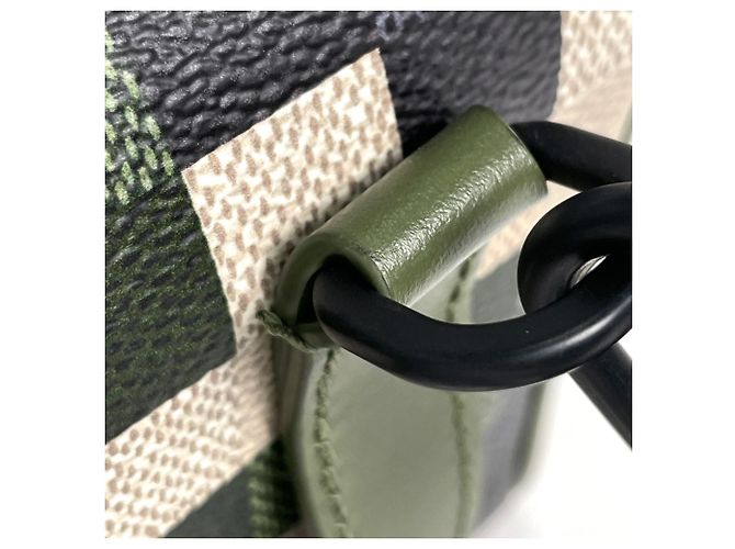 Borsa a tracolla portafoglio Louis Vuitton LV Trail Marrone Verde - vista 5