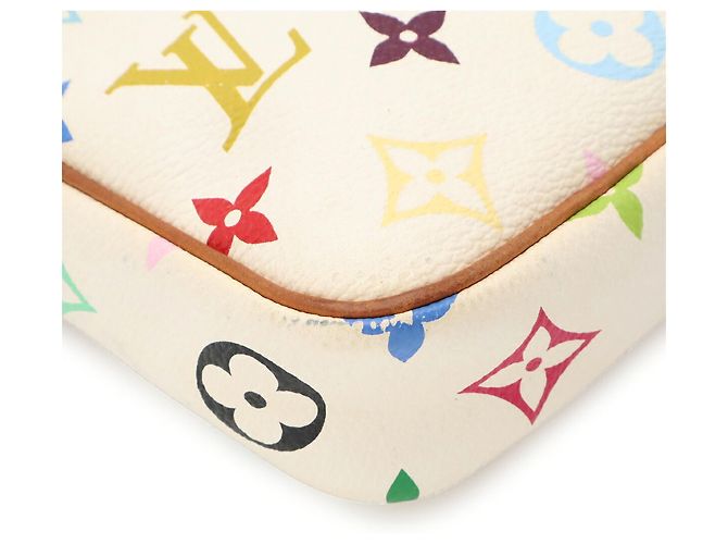 Louis Vuitton Monogram Multicolor Pochette Accessoires Handtasche Weiß Mehrfarben Monogramm - Ansicht 4