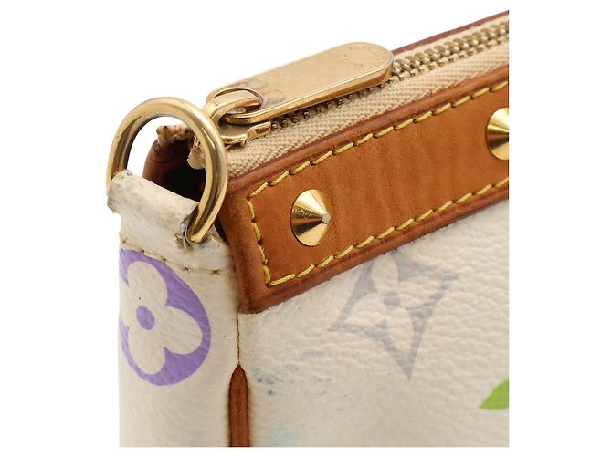 Louis Vuitton Monogram Multicolor Pochette Accessoires Handtasche Weiß Mehrfarben Monogramm - Ansicht 6