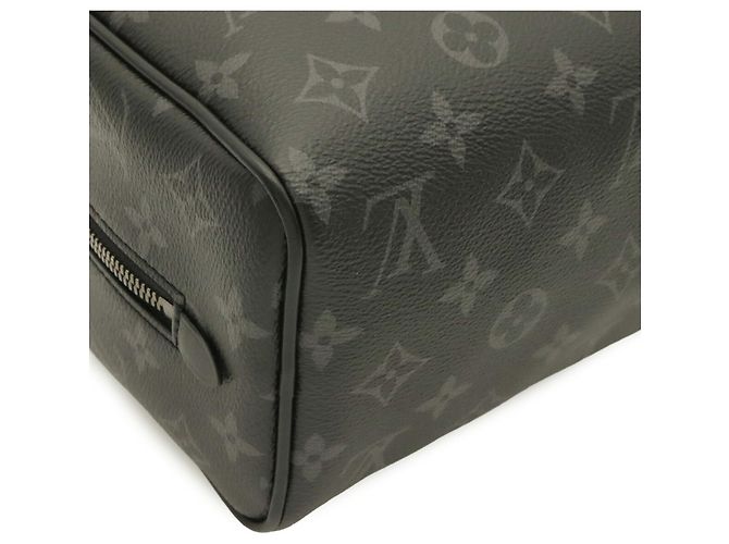 Bolsa de Mão Louis Vuitton Monogram Eclipse Marrom Preto - vista 4