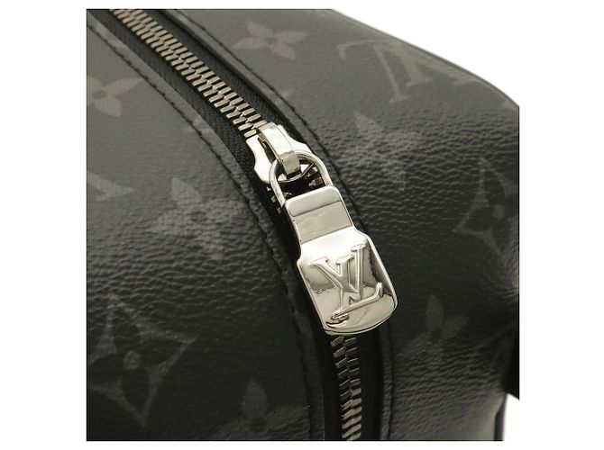 Bolsa de Mão Louis Vuitton Monogram Eclipse Marrom Preto - vista 6