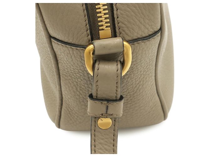 Prada Clutch aus Vitello Daino Grayish Leder Grau - Ansicht 6