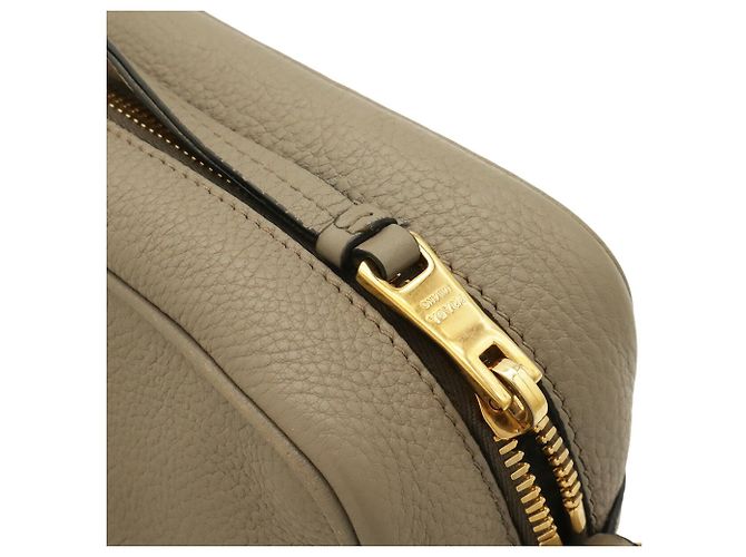 Prada Clutch aus Vitello Daino Grayish Leder Grau - Ansicht 7