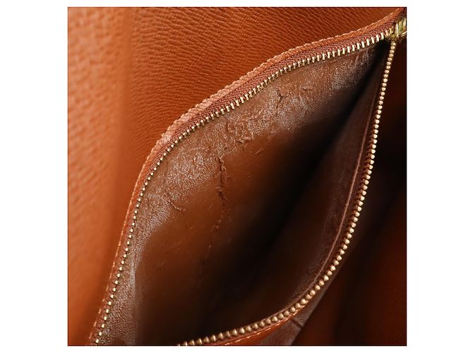 Louis Vuitton Monogram Saint Cloud GM Schultertasche Braun Weiß - Ansicht 9