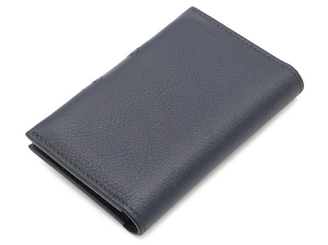 Hermès Tarjetero de piel Navy Hermes Azul marino - vista 3