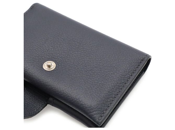 Hermès Tarjetero de piel Navy Hermes Azul marino - vista 5