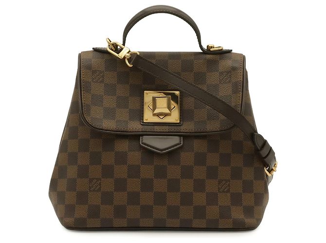 Borsa a mano/Borsa a tracolla Louis Vuitton Damier Bergamo PM Marrone Bianco Damier ebene - vista 2
