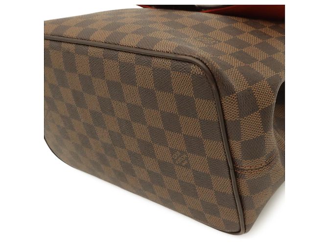 Borsa a mano/Borsa a tracolla Louis Vuitton Damier Bergamo PM Marrone Bianco Damier ebene - vista 4