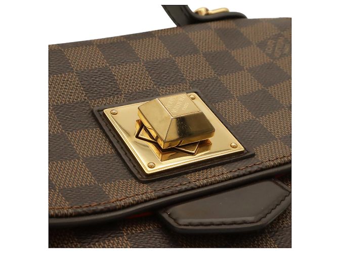 Borsa a mano/Borsa a tracolla Louis Vuitton Damier Bergamo PM Marrone Bianco Damier ebene - vista 8