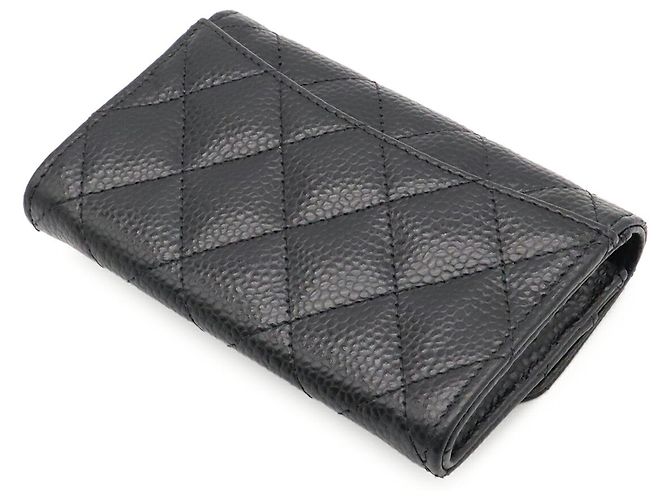 Tarjetero Chanel Matelassé Classic Flap Negro - vista 3