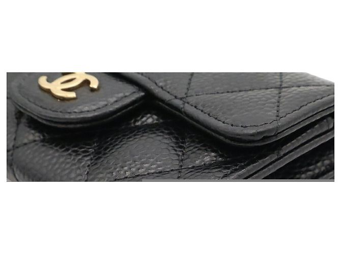 Tarjetero Chanel Matelassé Classic Flap Negro - vista 4