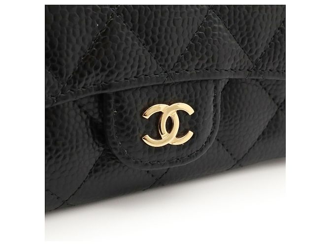 Tarjetero Chanel Matelassé Classic Flap Negro - vista 5