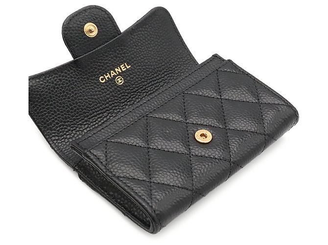 Tarjetero Chanel Matelassé Classic Flap Negro - vista 6