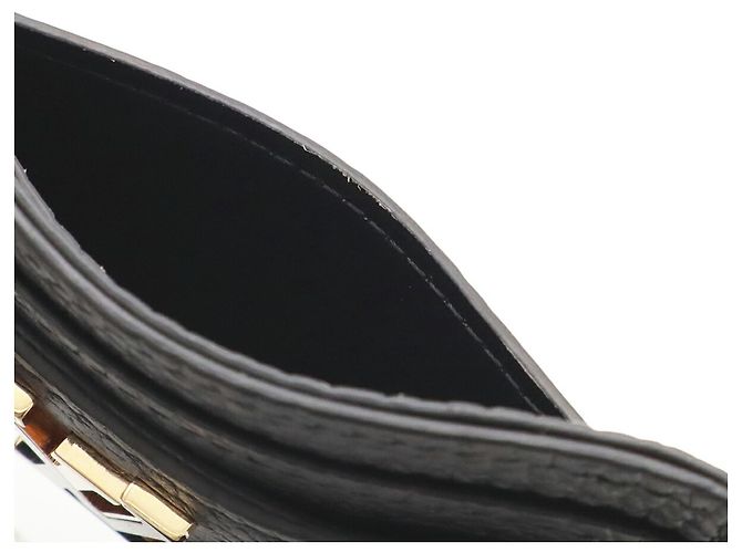 Tarjetero Louis Vuitton de piel negra Negro - vista 8