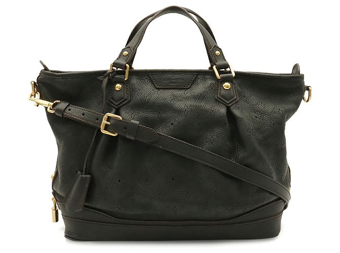 Borsa Tote Louis Vuitton Stella PM Monogram Mahina Nero - vista 2