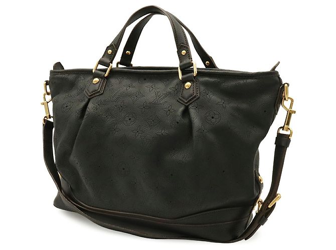 Borsa Tote Louis Vuitton Stella PM Monogram Mahina Nero - vista 3