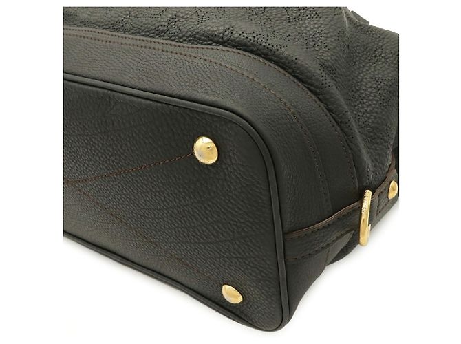 Borsa Tote Louis Vuitton Stella PM Monogram Mahina Nero - vista 4