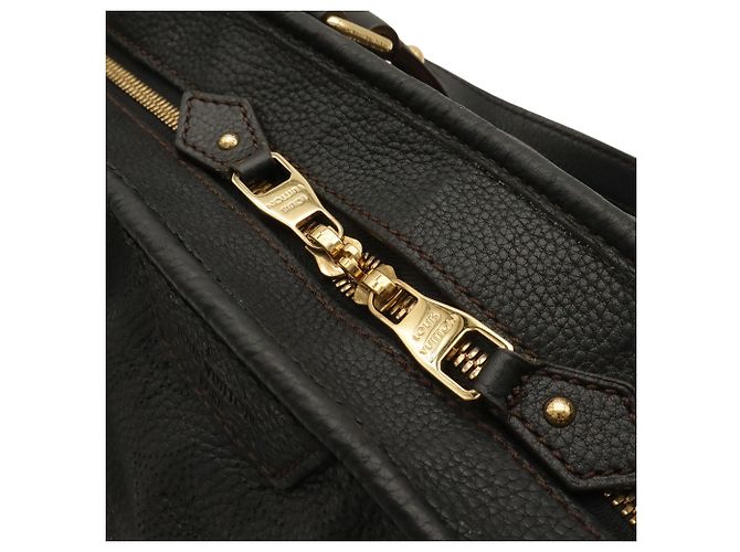Borsa Tote Louis Vuitton Stella PM Monogram Mahina Nero - vista 8