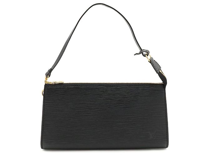 Borsa Louis Vuitton Epi Pochette Accessoires Nero - vista 2