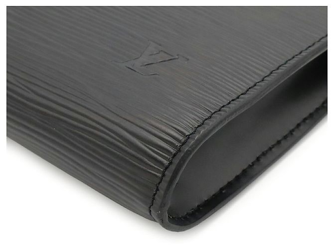 Borsa Louis Vuitton Epi Pochette Accessoires Nero - vista 4