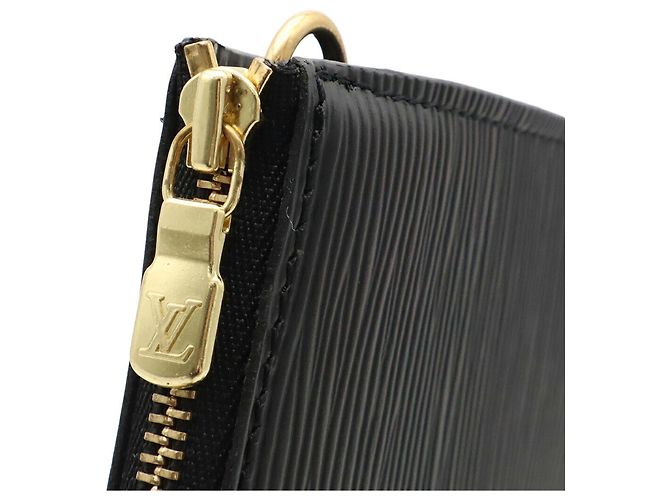 Borsa Louis Vuitton Epi Pochette Accessoires Nero - vista 6