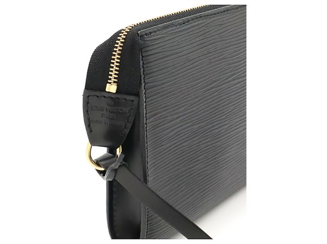 Borsa Louis Vuitton Epi Pochette Accessoires Nero - vista 7