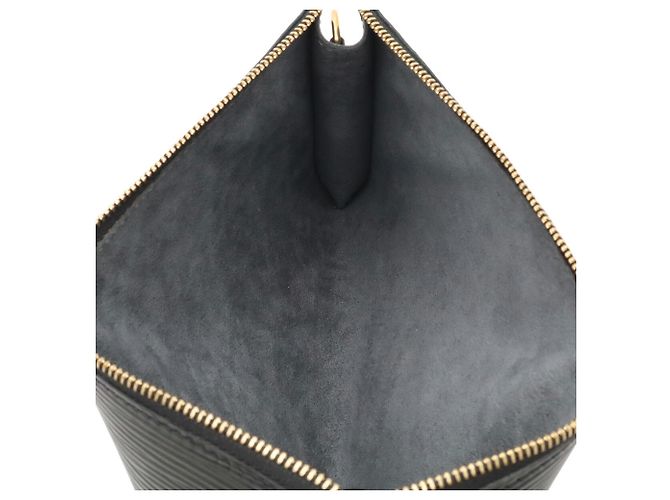 Borsa Louis Vuitton Epi Pochette Accessoires Nero - vista 8