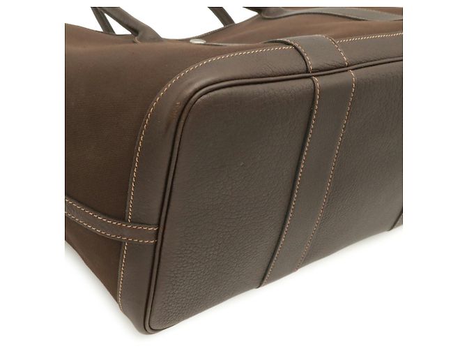 Hermès Borsa Tote Hermes Garden PM Marrone scuro - vista 4