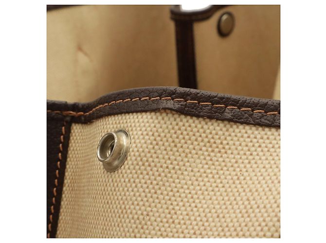 Hermès Borsa Tote Hermes Garden PM Shoulder Toile H Marrone Marrone scuro - vista 5