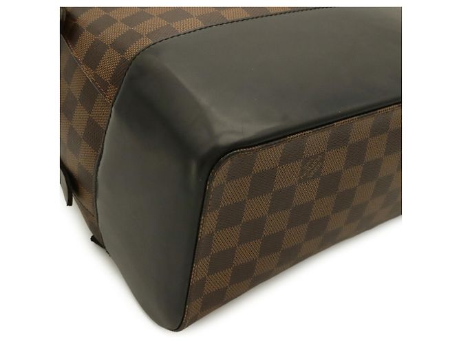 Zaino/Borsa a tracolla Louis Vuitton Damier Jake Marrone Nero Bianco Damier ebene - vista 4
