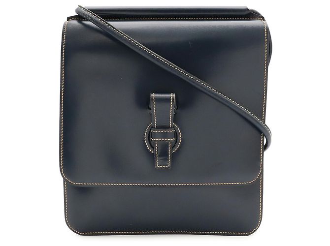 Hermès Borsa a tracolla Pochette Hermes Navy Blue Blu navy - vista 2