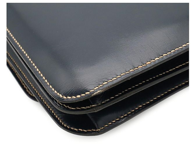 Hermès Borsa a tracolla Pochette Hermes Navy Blue Blu navy - vista 4